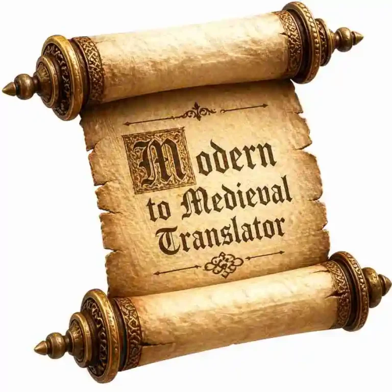 Modern to Medieval Translator
